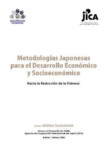 Metologías Japonesas para el Desarrollo Económico y - JICA Bolivia