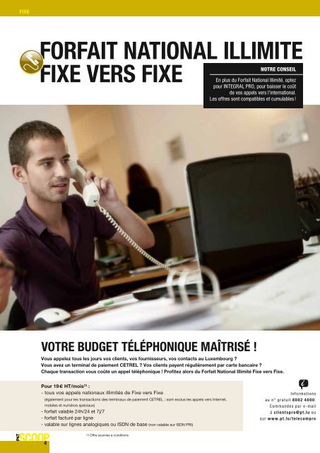 P. 10-11 Les solutions mobiles de LUXGSM - Luxembourg