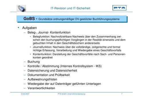 PTA_ITRevision_ITSicherheit_UEberblick.pdf - PTA GmbH