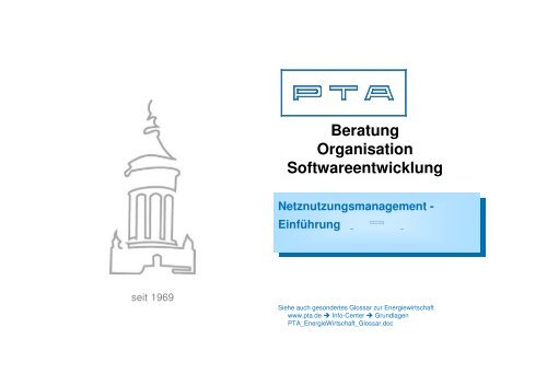 PTA_Netznutzung_Einfuehrung.pdf - PTA GmbH