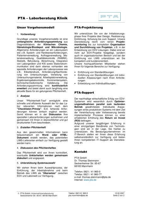 PTA_Laborberatung_Broschuere.pdf - PTA GmbH