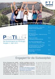 Ausgabe 3 - PTI-Generalplanungs-AG