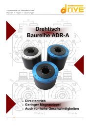 Drehtisch Baureihe ADR-A - A-Drive Technology GmbH
