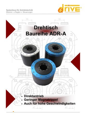 Drehtisch Baureihe ADR-A - A-Drive Technology GmbH