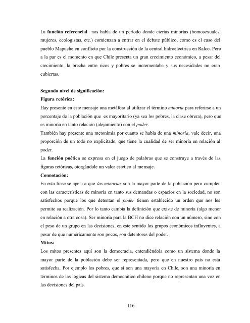 Análisis comprensivo de la construcción de un discurso