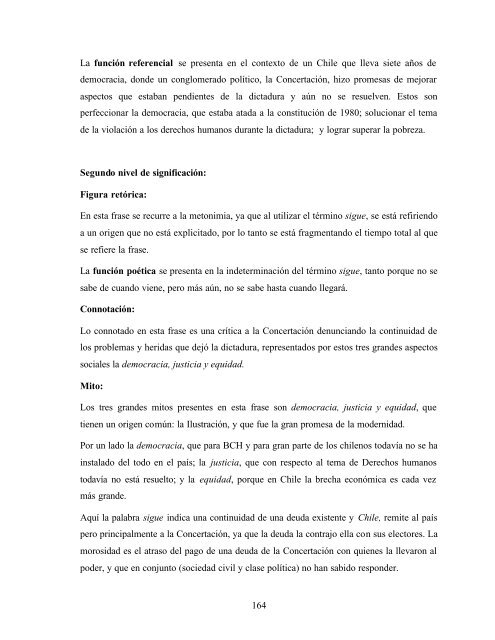 Análisis comprensivo de la construcción de un discurso