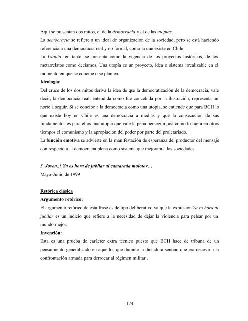 Análisis comprensivo de la construcción de un discurso