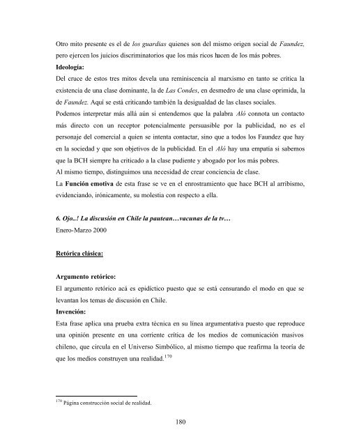 Análisis comprensivo de la construcción de un discurso