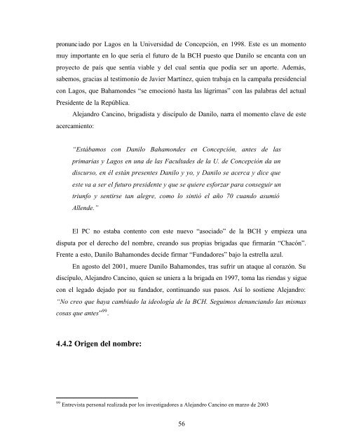 Análisis comprensivo de la construcción de un discurso