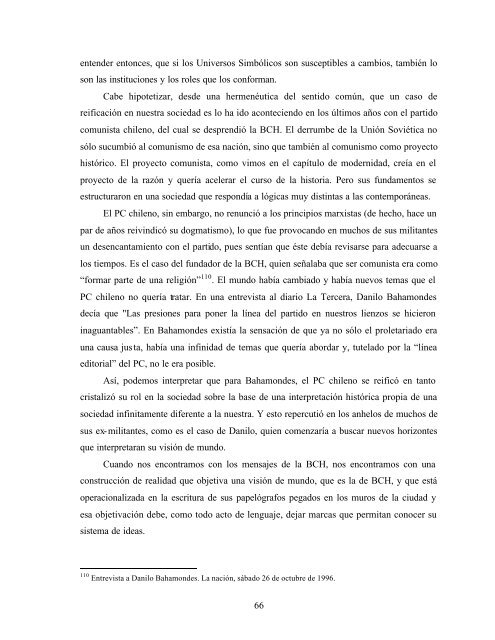 Análisis comprensivo de la construcción de un discurso