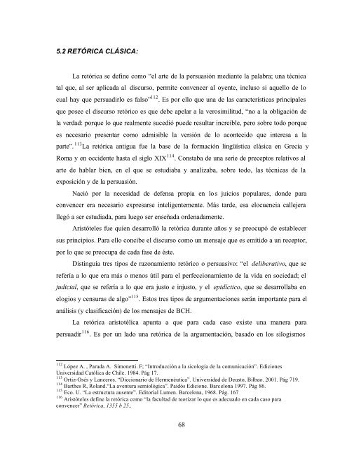 Análisis comprensivo de la construcción de un discurso