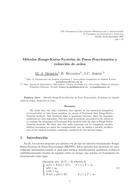 Métodos Runge-Kutta-Nyström de Pasos Fraccionarios y reducción ...