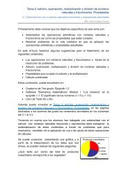 3.1 Operaciones con números naturales fracciones y ... - Matemática