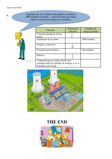 nos enchufamos en springfield - Competencias Básicas