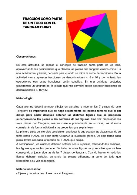 el tangram chino