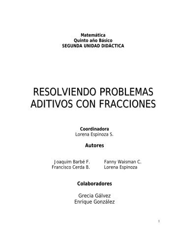 resolviendo problemas aditivos con fracciones - Clases Particulares ...