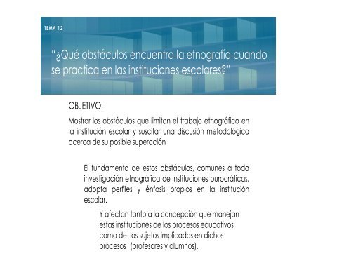 “¿Qué obstáculos encuentra la etnografía cuando se ... - UNED Motril