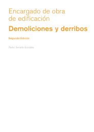 Encargado de obra de edificación Demoliciones y derribos