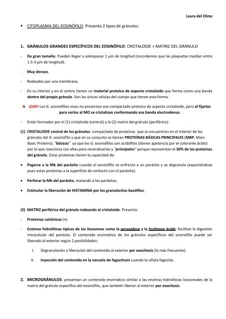 T5. Leucocitos. GRANULOCITOS.pdf - VeoApuntes.com