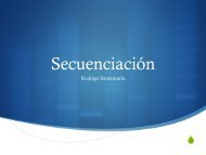 Nuevas tec. de secuenciación