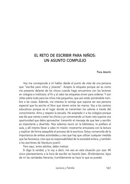 Lectura y familia.indd - Consejo Escolar de la Región de Murcia