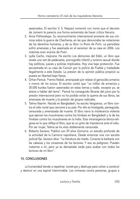 Lectura y familia.indd - Consejo Escolar de la Región de Murcia