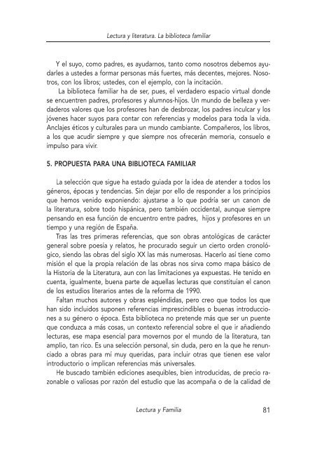 Lectura y familia.indd - Consejo Escolar de la Región de Murcia