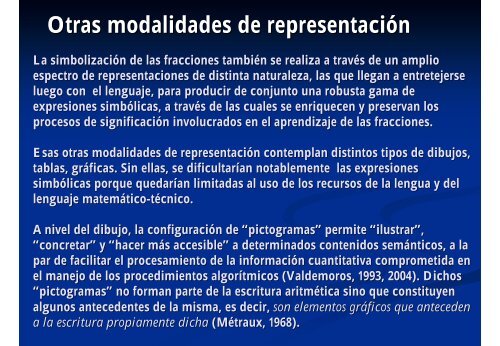 La simbolización de las fracciones - Departamento de Matemática ...