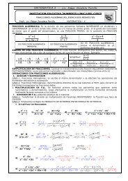 FRACCIONES ALGEBRAICAS. - EveryOneWeb