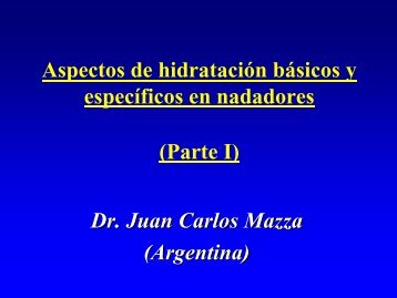 2-7 Aspectos Hidratacion en Nadadores Parte II