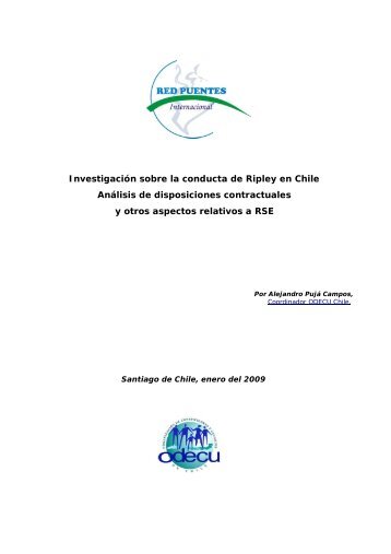 Investigación sobre la conducta de Ripley en Chile Análisis de ...