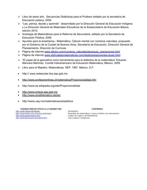 eje: sentido numérico y pensamiento algebraico - Secretaría de ...