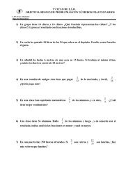 números fraccionarios - Matemáticas - IES Torre Almirante