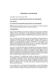 ordenanza municipal nº 290-mdjm - Municipalidad de Jesús María