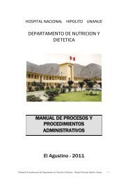 Departamento de Nutrición y Dietética - Hospital Nacional Hipólito ...