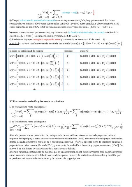 MATEMÁTICA ACTUARIAL VIDA