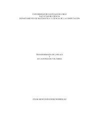 Transformada de Laplace - Universidad de Santiago de Chile