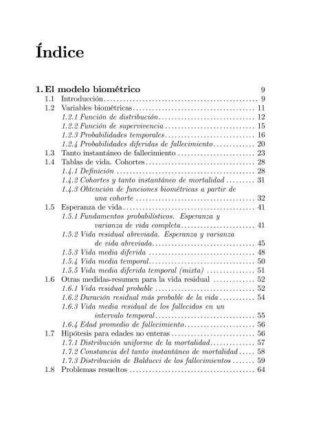 Estadística actuarial vida - Les Publicacions de la Universitat de ...