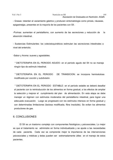 Protocolo: SINDROME DE INTESTINO IRRITABLE - Asociación de ...