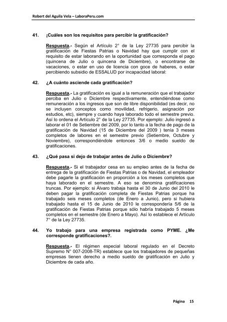 Guía Básica del Trabajador: Preguntas y ... - LaboraPeru.com