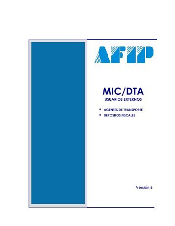 MIC/DTA - Afip