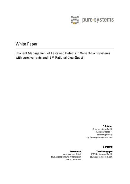 White Paper - pure-systems GmbH