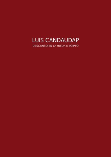 LUIS CANDAUDAP - Galería de Arte Juan Manuel Lumbreras