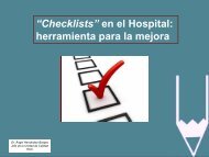 Checklists” En El Hospital: Herramienta Para La Mejora