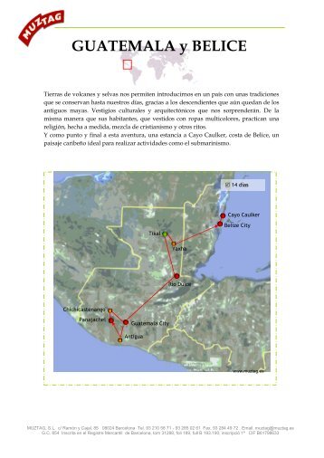 Guatemala y Belice - Descarga (pdf) - Muztag