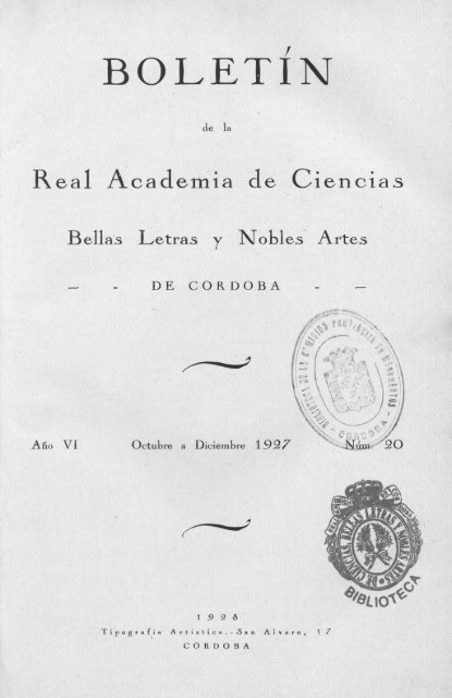 Don Juan Valera. - Real Academia de Córdoba