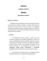 Manual de Táctica general Capítulo V