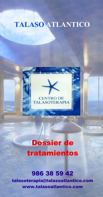 Dossier de tratamientos TALASO ATLANTICO - Reservar habitación ...