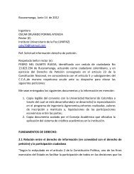 Derecho de Petición 3 - Instituto Universitario de la Paz UNIPAZ