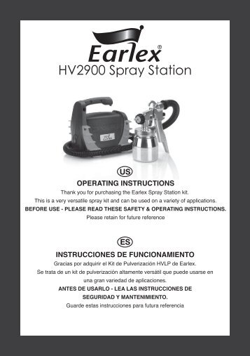 HV2900 Spray Station - Earlex